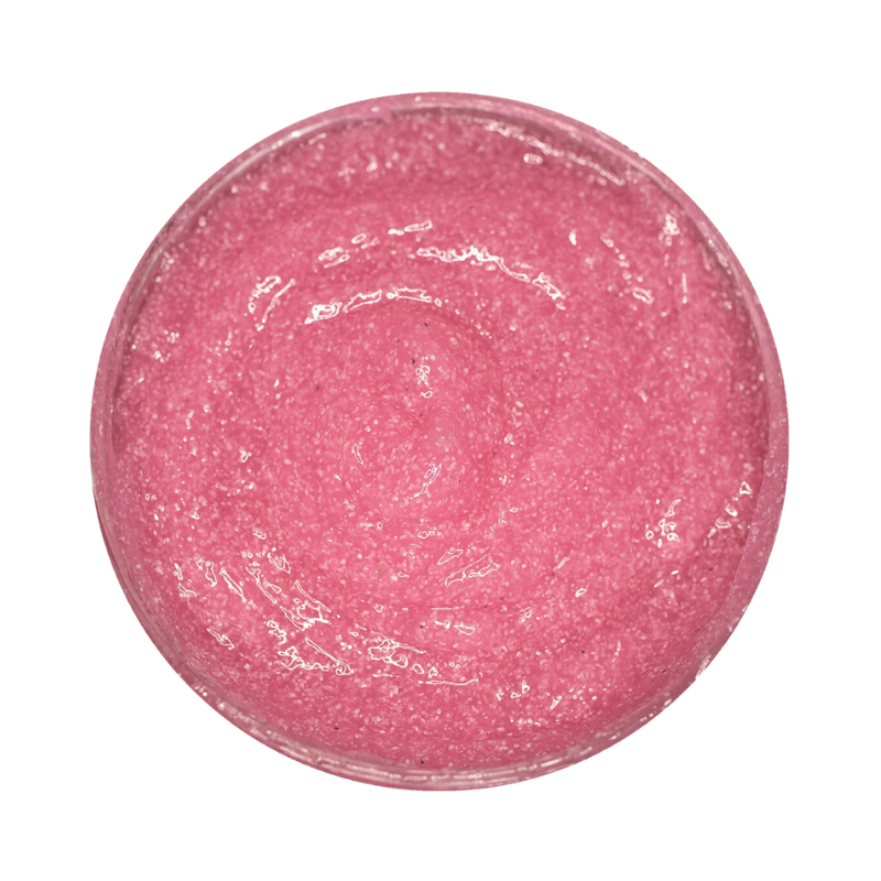 LAPALM Hot Oil Sugar Scrub Dissolving Exfoliant with Aloe Vera and Vitamin E 12oz - French Rose