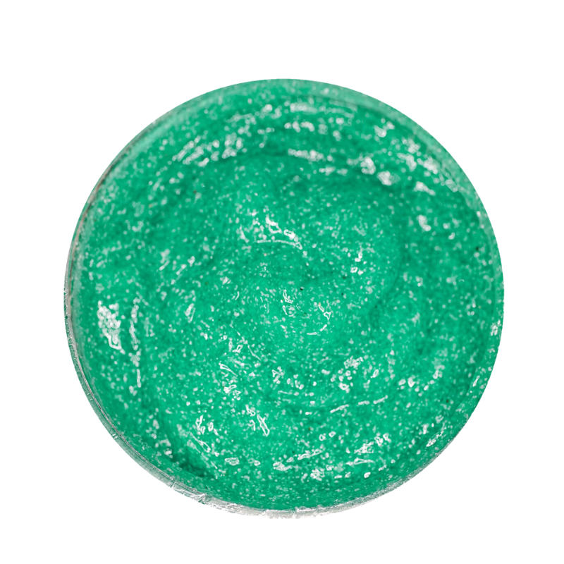 LAPALM Hot Oil Sugar Scrub Dissolving Exfoliant with Aloe Vera and Vitamin E 12oz - Scrub Spearmint Eucalyptus